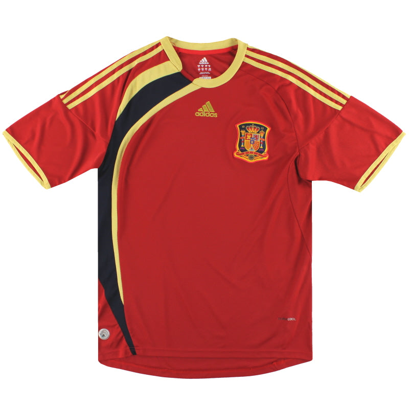 2009 Spain Confederations Cup adidas Home Shirt XL Football Shirt