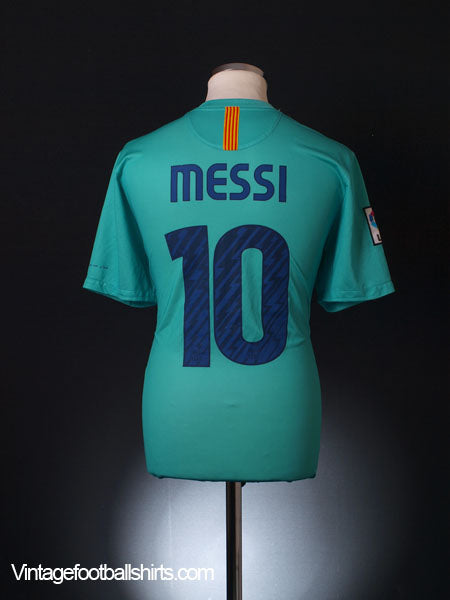 2010-11 Barcelona Away Shirt Messi #10 L  Football Shirt