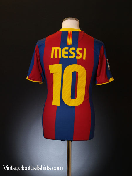 2010-11 Barcelona Home Shirt Messi #10 XL.Boys Football Shirt