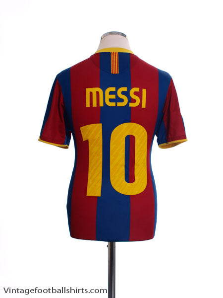 2010-11 Barcelona Home Shirt Messi #10 S Football Shirt