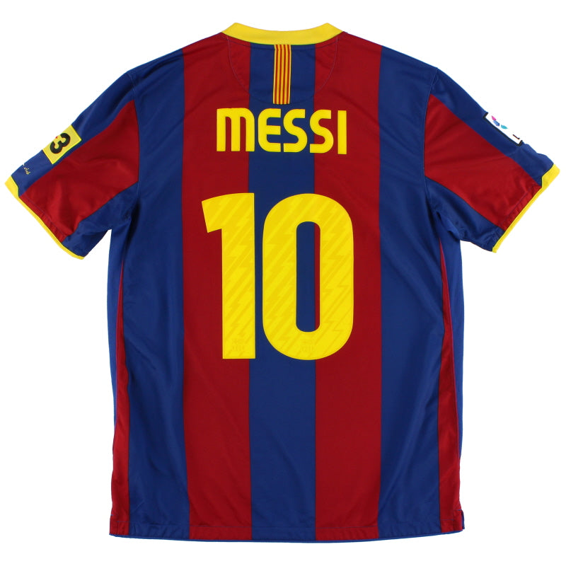 2010-11 Barcelona Home Shirt Messi #10 L Football Shirt