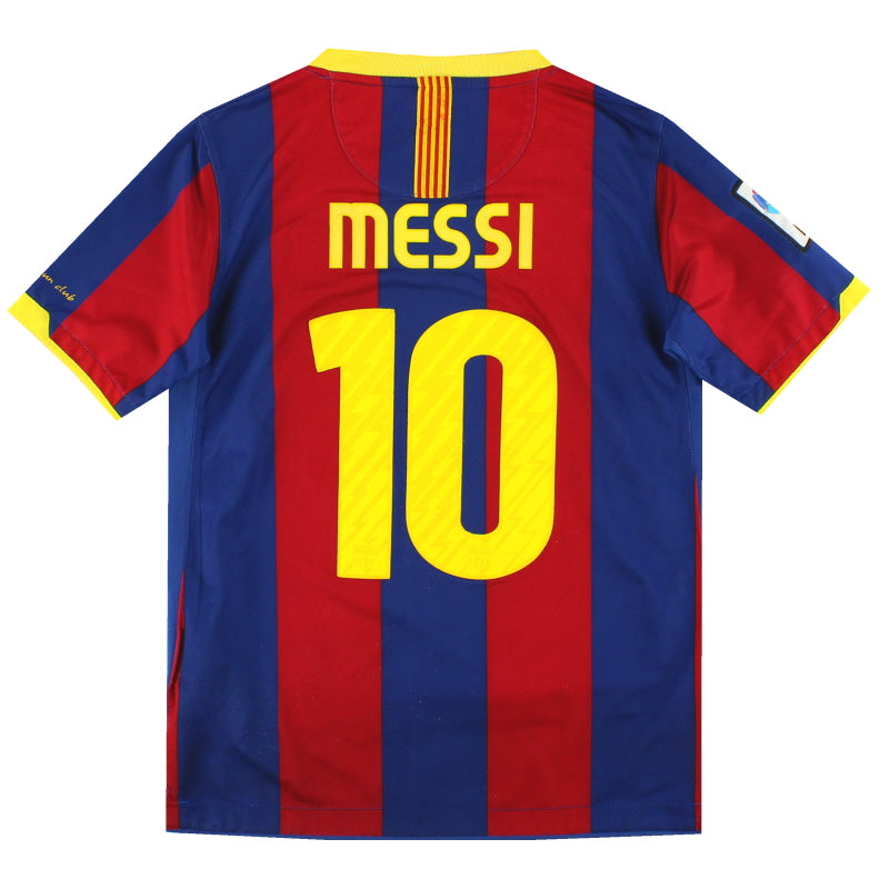 2010-11 Barcelona Nike Home Shirt Messi #10 M.Boys Football Shirt