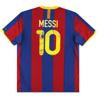 2010-11 Barcelona Nike Home Shirt Messi #10 XL Football Shirt