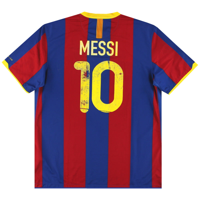 2010-11 Barcelona Nike Home Shirt Messi #10 XL Football Shirt