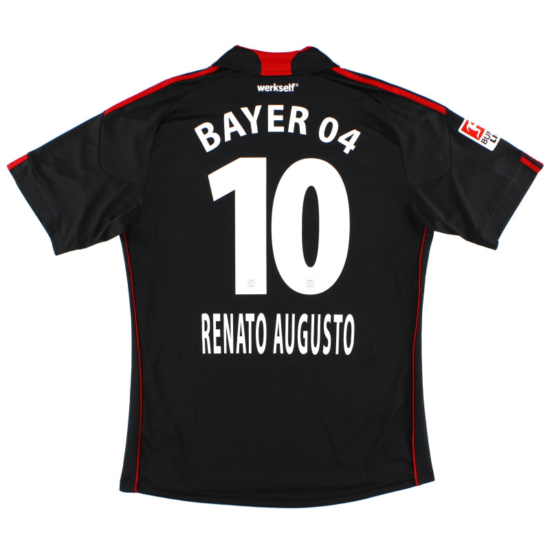 2010-11 Bayer Leverkusen Home Shirt Renato Augusto #10 L Football Shirt