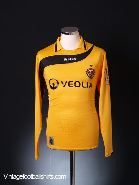 2010-11 Dynamo Dresden Home Shirt L/S M Football Shirt