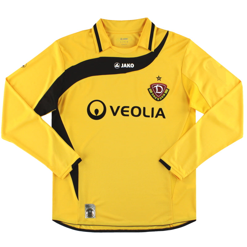 2010-11 Dynamo Dresden Jako Home Shirt L/S L Football Shirt