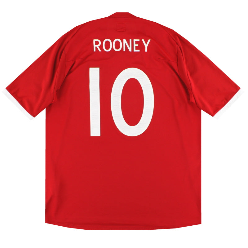 2010-11 England Umbro Away Shirt Rooney #10 XL Football Shirt