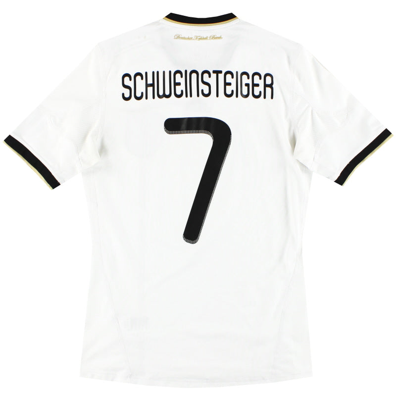 2010-11 Germany adidas Home Shirt Schweinsteiger #7 S Football Shirt