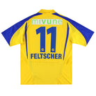 2010-11 Grasshoppers adidas Player Issue Away Shirt Feltscher #11 L Football Shirt