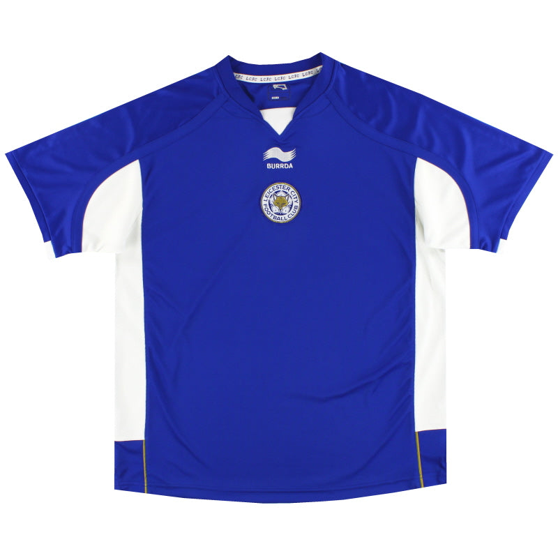 2010-11 Leicester Burrda Home Shirt L Football Shirt