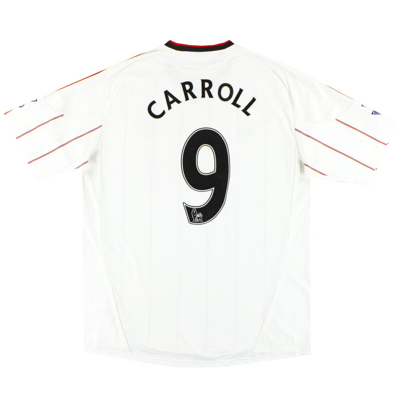 2010-11 Liverpool adidas Away Shirt Carroll #9 XXL Football Shirt