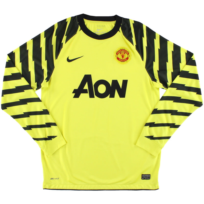 2010-11 Manchester United Nike Goalkeeper Shirt M Football Shirt