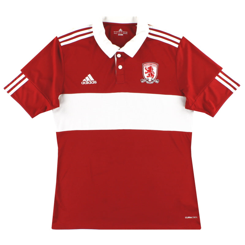 2010-11 Middlesbrough adidas Home Shirt L Football Shirt