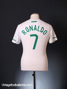 2010-11 Portugal Away Shirt Ronaldo #7 L.Boys Football Shirt