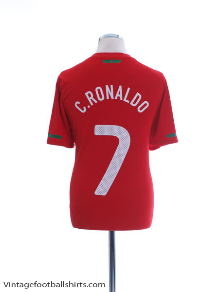 2010-11 Portugal Home Shirt C.Ronaldo #7 M Football Shirt