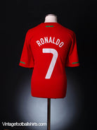 2010-11 Portugal Home Shirt Ronaldo #7 *As new* XL Football Shirt