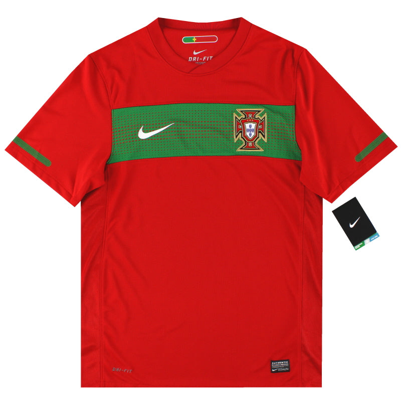 2010 11 Portugal Nike Home Shirt w tags M 376894 611 Vintage Football Shirts