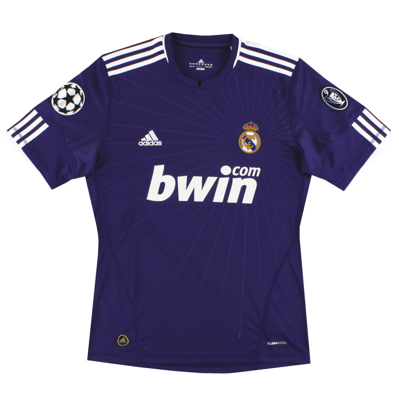 2010 11 Real Madrid adidas CL Third Shirt Mint M P95678 Vintage Football Shirts