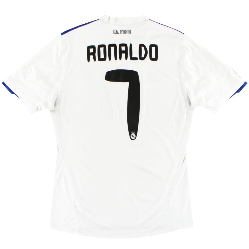 2010-11 Real Madrid adidas Home Shirt Ronaldo #7 M Football Shirt