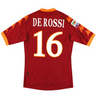 2010-11 Roma Kappa Home Shirt De Rossi #16 *As New* L Football Shirt