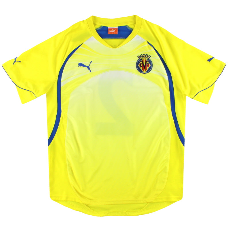 2010-11 Villarreal Puma Player Issue Training Shirt #2 L Training Shirt