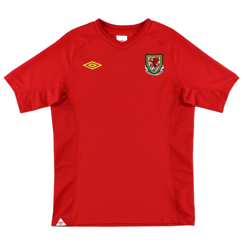 2010-11 Wales Umbro Home Shirt *Mint* L Football Shirt