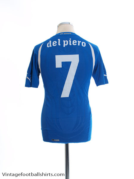 2010-12 Italy Home Shirt Del Piero #7 *w/tags* Football Shirt