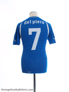 2010-12 Italy Home Shirt Del Piero #7 *Mint* L Football Shirt