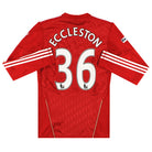 2010-12 Liverpool Techfit Player Issue Home Shirt Eccleston #36 *Mint* L/S L Football Shirt