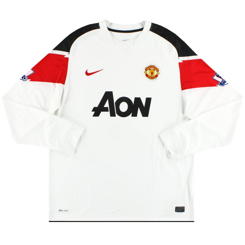 2010-12 Manchester United Nike Away Shirt L/S XL Football Shirt