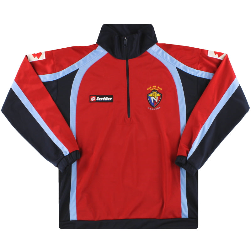 2010 El Nacional Lotto 1/2 Zip Track Top S Jacket