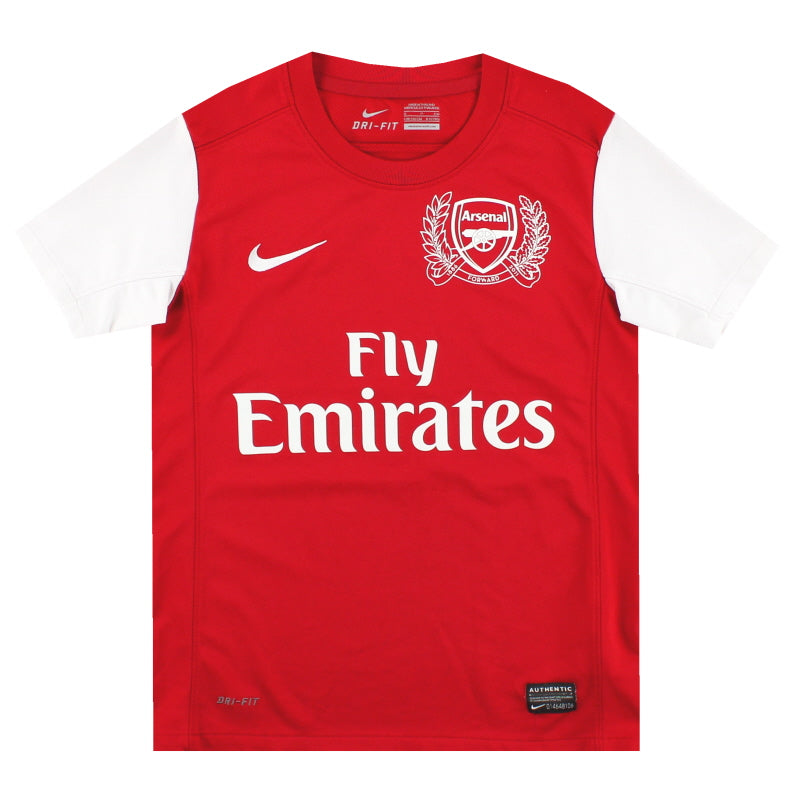 2011-12 Arsenal Nike '125th Anniversary' Home Shirt S.Boys Football Shirt