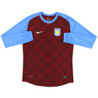 2011-12 Aston Villa Nike Player Issue Home Shirt L/S XL Football Shirt