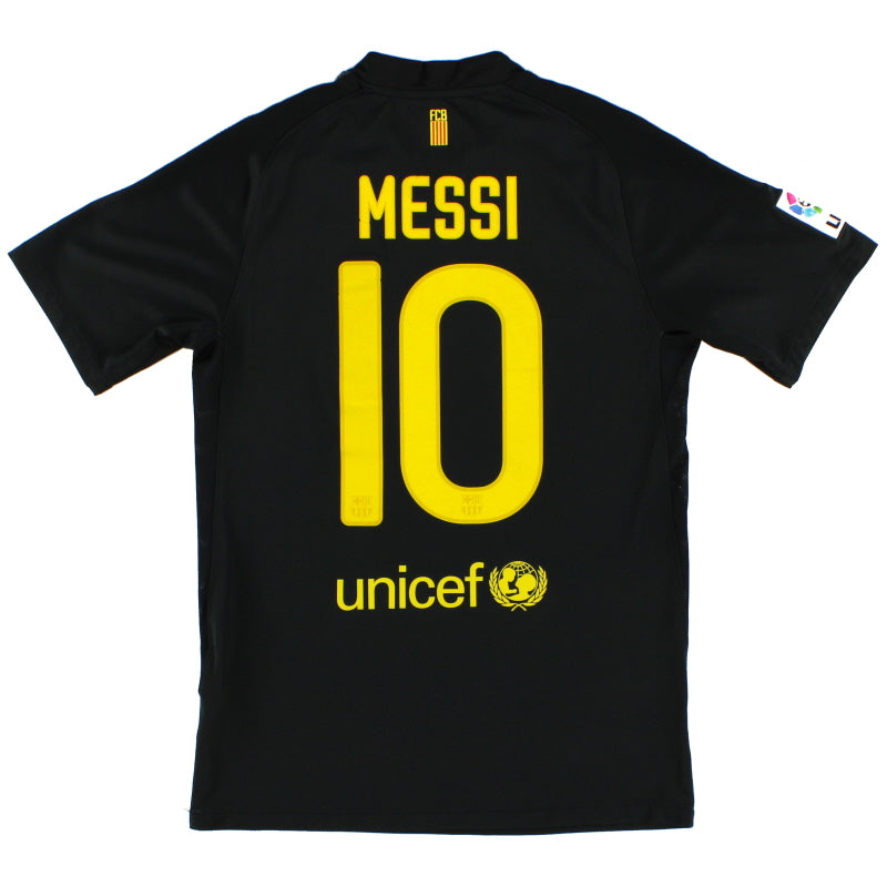 2011-12 Barcelona Away Shirt Messi #10 S Football Shirt