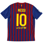 2011-12 Barcelona Home Shirt Messi #10 L Football Shirt