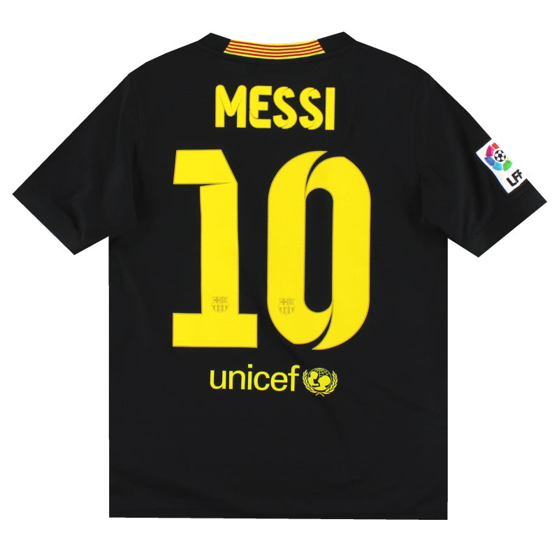 2013-14 Barcelona Nike Third Shirt Messi #10 L.Boys Football Shirt