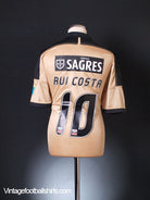 2011-12 Benfica Away Shirt Rui Costa #10 *BNWT* XL Football Shirt