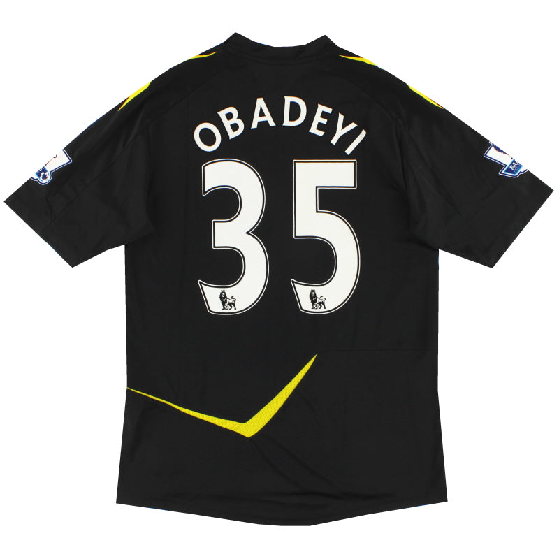 2011-12 Bolton Reebok Player Issue Away Shirt Obadeyi #35 *As New* L Football Shirt