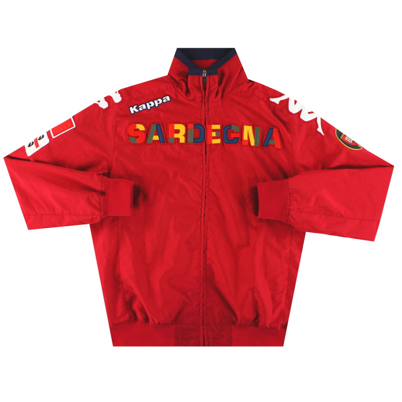 2011-12 Cagliari Kappa Track Jacket L Jacket