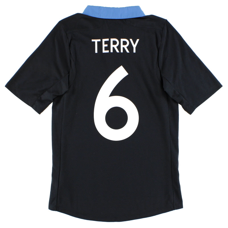 2011-12 England Umbro Away Shirt Terry #6 XS Football Shirt