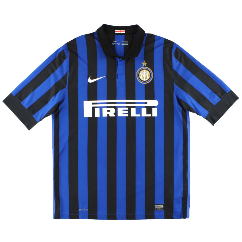 2011-12 Inter Milan Nike Home Shirt XL Football Shirt