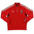 2011-12 Liverpool adidas 1/4 Zip Training Top L Football Shirt