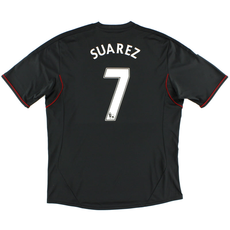 2011-12 Liverpool Away Shirt Suarez #7 XL Football Shirt