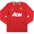 2011-12 Manchester United Nike Home Shirt L/S M Football Shirt