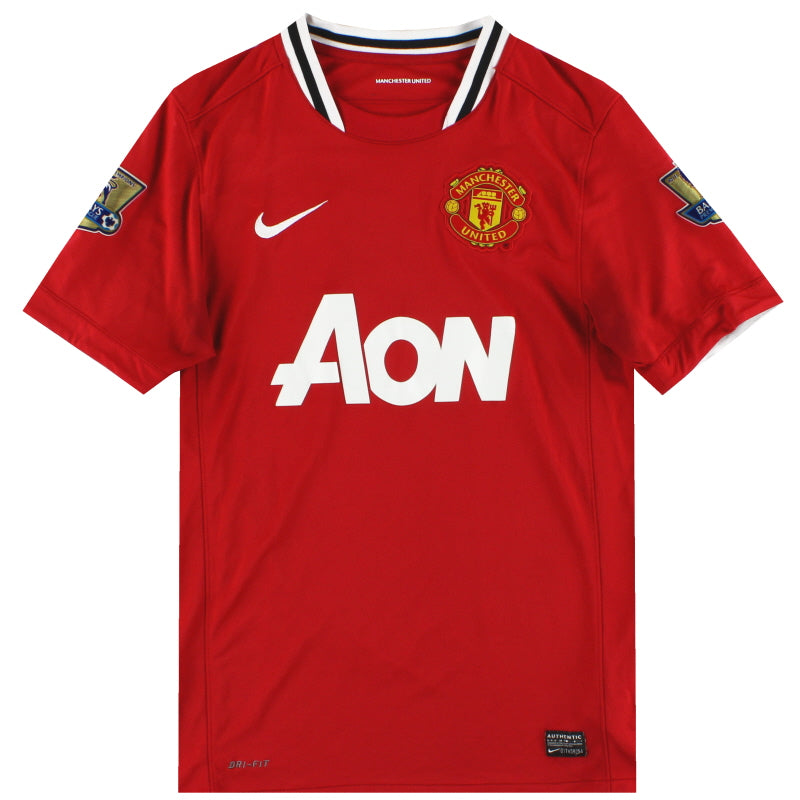 2011-12 Manchester United Nike Home Shirt S Football Shirt