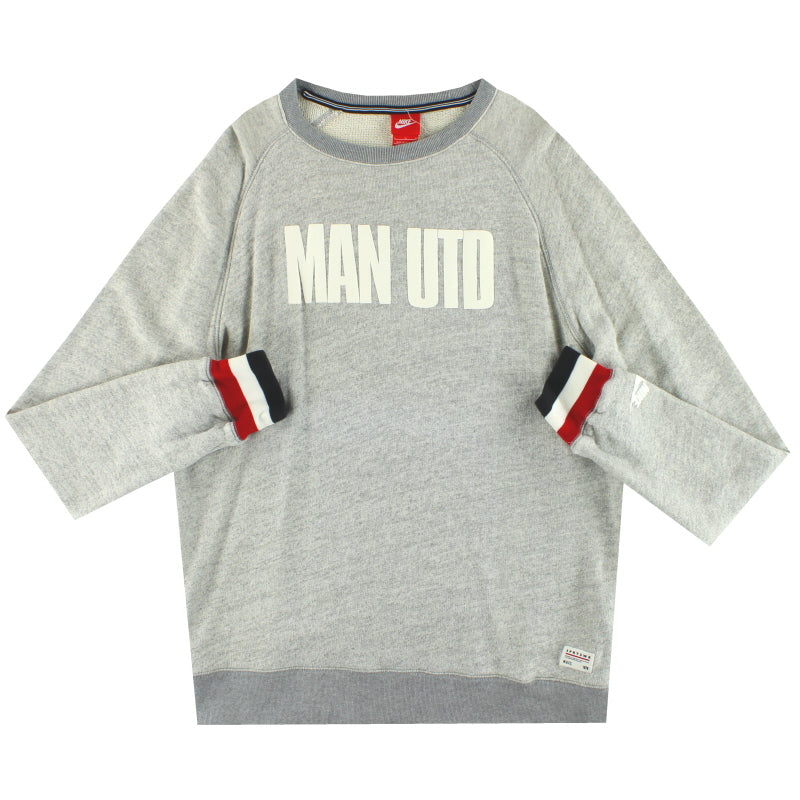 2011-12 Manchester United Nike Sweatshirt L Sweatshirt