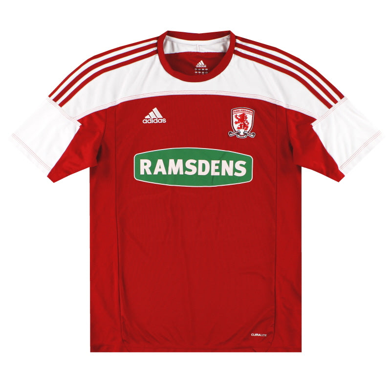 2011-12 Middlesbrough adidas Home Shirt L Football Shirt