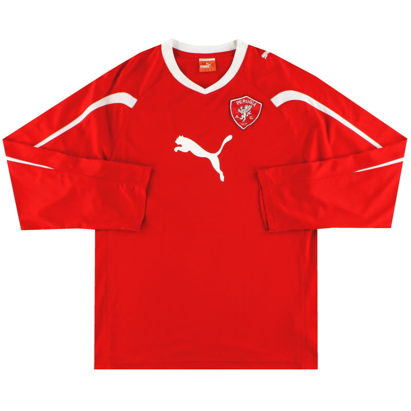 2011-12 Perugia Puma Training Shirt L/S M Training Shirt