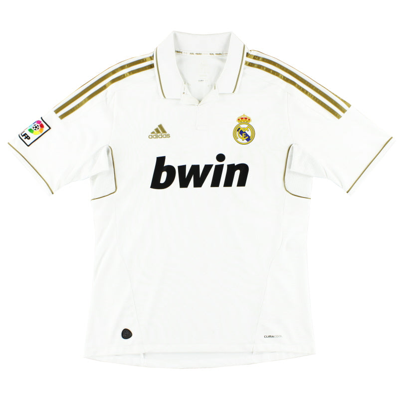 2011-12 Real Madrid adidas Home Shirt L Football Shirt